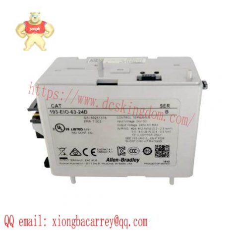 Advanced 193-EIO-63-24D I/O Overload Control Module Relay: Unleashing Precision in Industrial Control Systems