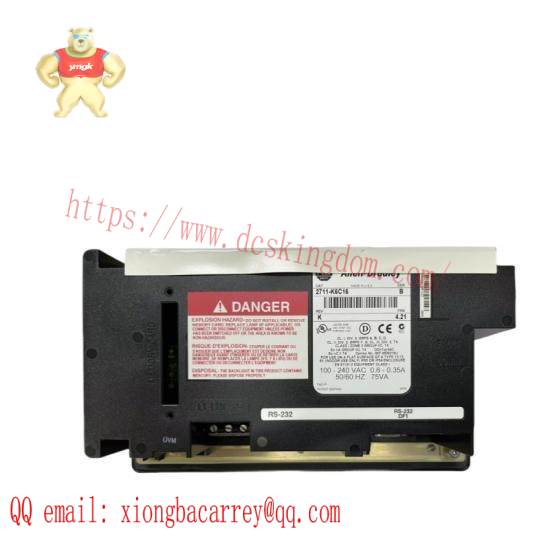 Allen-Bradley 2711-K6C16 PanelView 600 Color Keypad RS-232 (DF1) AC