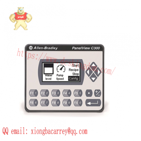 Allen-Bradley PanelView C300 Mono/Keypad, Model 2711C-K3M, Human-Machine Interface Module