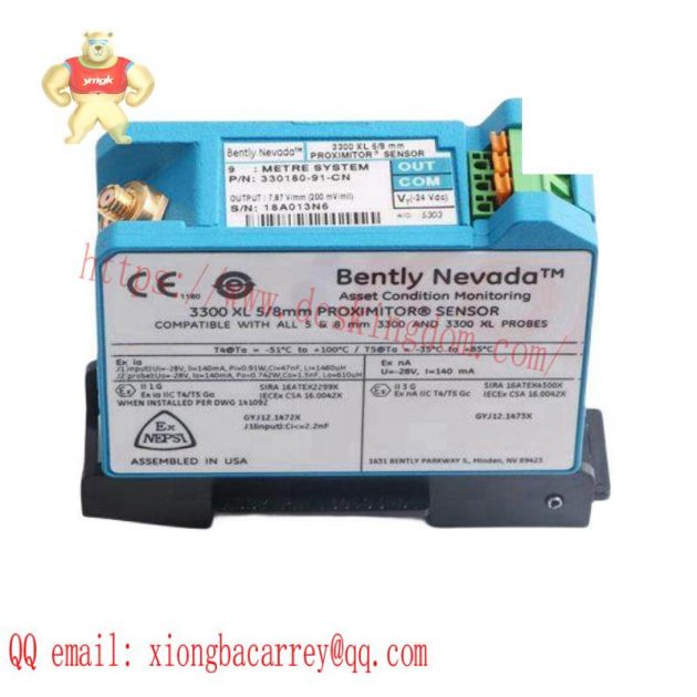 Bently Nevada 330780-91-05 Proximity Sensor, Precision Control for Industrial Applications