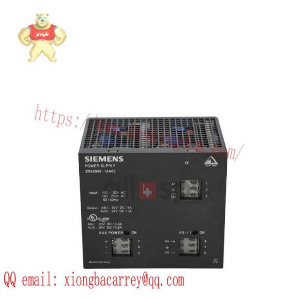 SIEMENS 3RX9306-1AA00: Advanced AS-Interface Combi-Power Supply