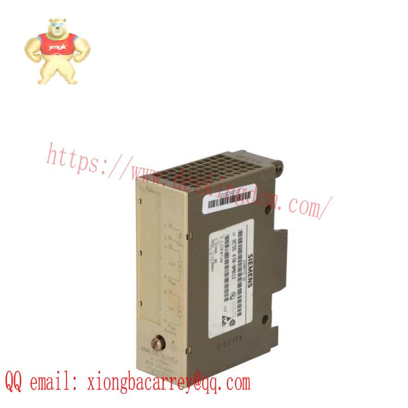 6es5470-8mb12_siemens_analog_output_module.jpg SIEMENS 6ES5470-8MB12 Analog Output Module: Precision Control in Industrial Automation