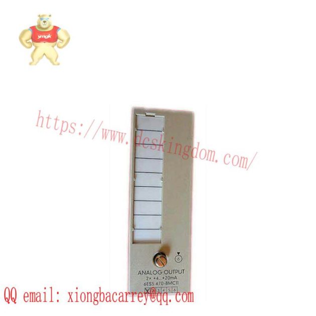 SIEMENS 6ES5470-8MC11 Analog Output Module: Precision Control for Industry