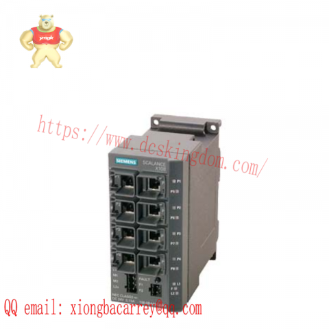 SIEMENS SCALANCE X224 Managed IE Switch, Redundant Power Supply, 24x 10/100 Mbit/s