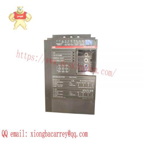 ABB 1SFA892006R1002: Advanced Soft Starter, Optimizing Motor Control Solutions
