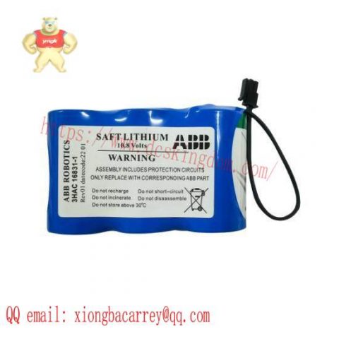 ABB 3HAC16831-1 10.8V, 3HAC13150-1 Battery Pack, High-Efficiency Power Source for Industrial Control Systems