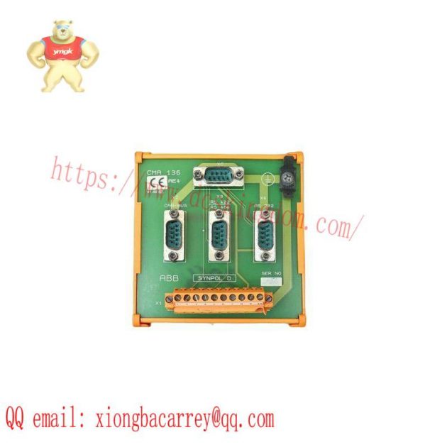 ABB CMA136 3DDE300416 Generator Relay Terminal Board