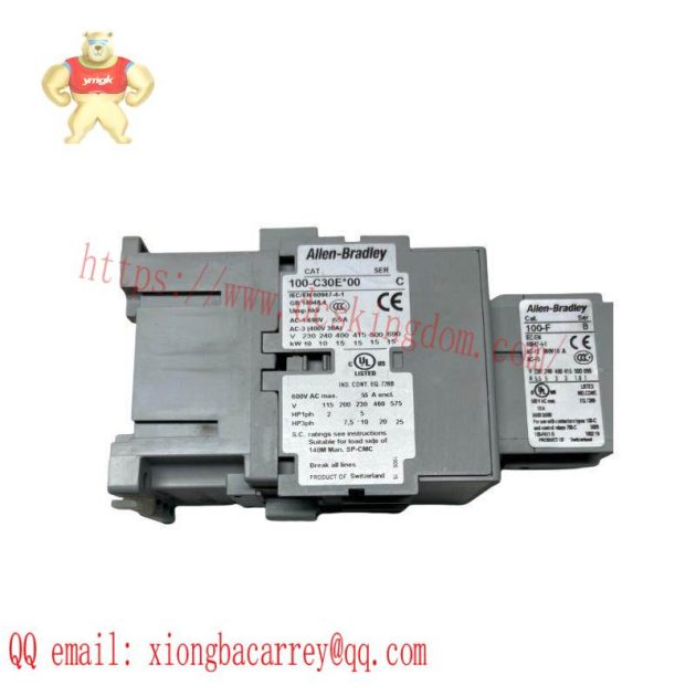Allen Bradley 100-C30E*00 CONTACTOR RELAY - Control Solutions for Industrial Applications