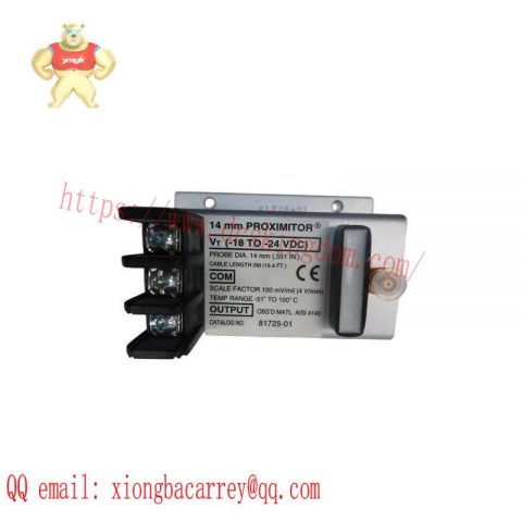 Bently Nevada 81725-02 PROXIMITOR SENSOR, High-precision industrial monitoring solution