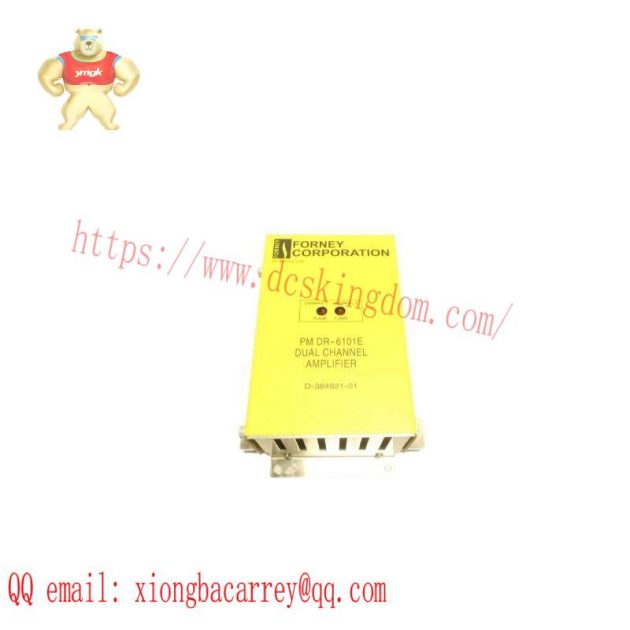 FORNEY RM DR6101E Dual Range Flame Amplifier: Industrial Flame Detection & Control