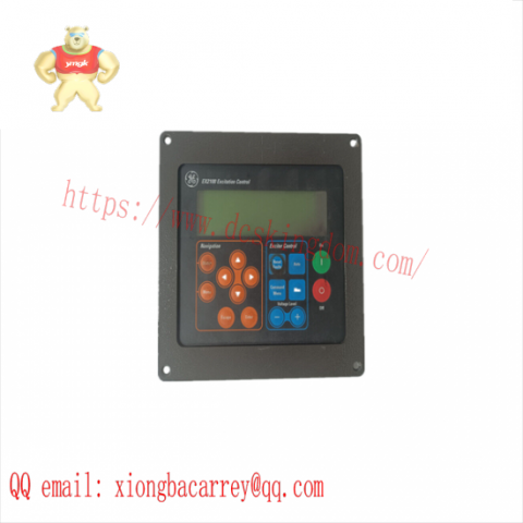 GE Fanuc IC752SPL013 Excitation Control Panel