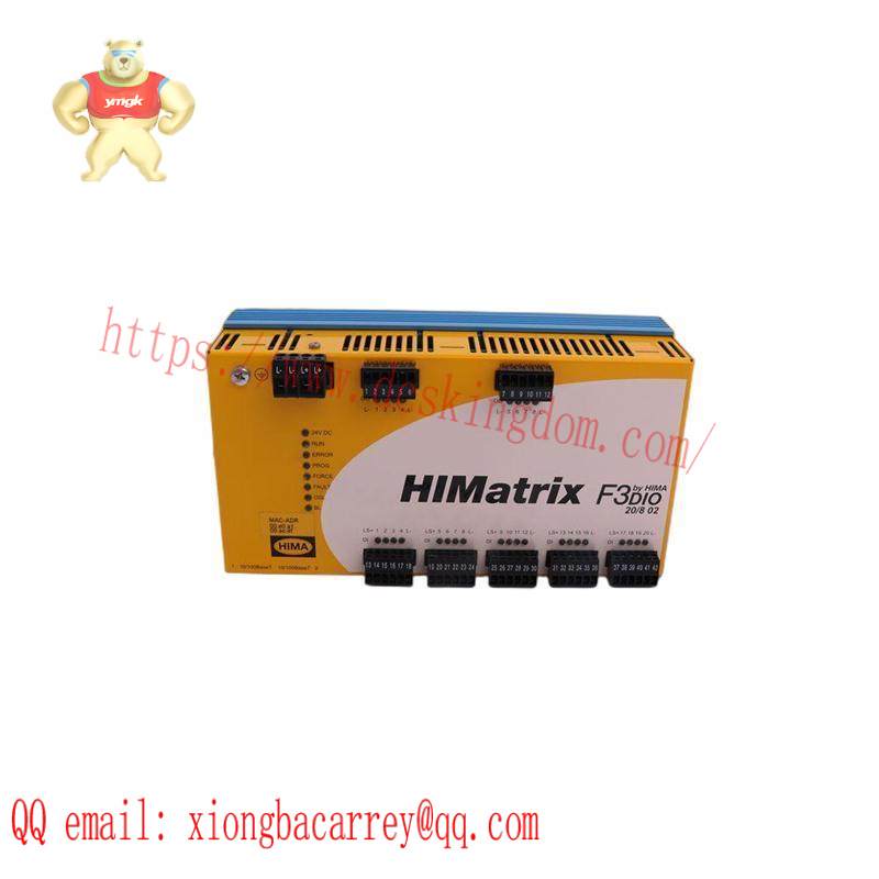 hima_f3_dio_20_8_02_f3dio20_802_remote_i_o_module.jpg HIMA F3DIO20/802 Remote I/O Module - Industrial Automation Control Solution