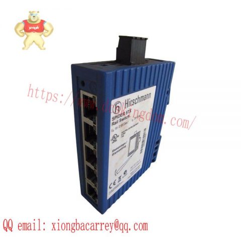 Hirschmann SPIDER 5TX Rail Switch: Unmanaged Industrial Ethernet Switch, 9.6V - 32V DC