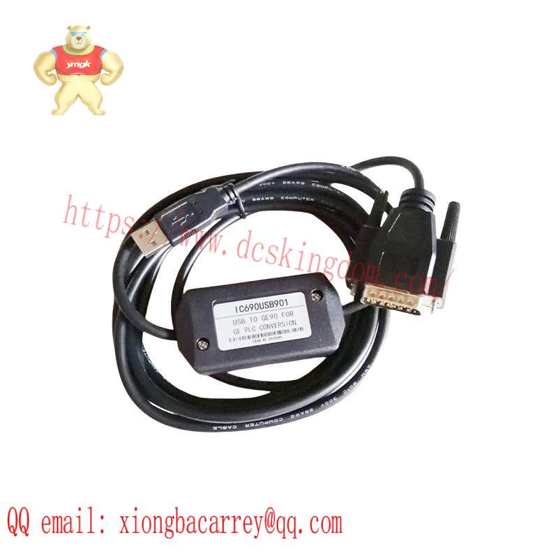 ic690usb901_ge_plc_programming_cable.jpg GE IC690USB901 Programmable Logic Controller USB Programming Cable