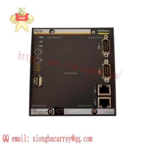Bachmann MC205 Processor Module, High Performance Control Solutions