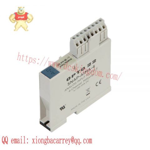 Opto22 SNAP-AIMA-4: Precision Analog Current Input Module for Industrial Automation