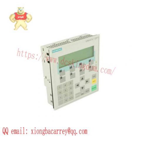 SIEMENS 6AV3607-1JC20-0AX2 Operator Panel: Precision Control in Industrial Automation