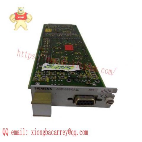 SIEMENS 6DD1688-0AE0 SIMATIC Communication Submodule, Designed for Seamless Integration in Advanced Automation Systems