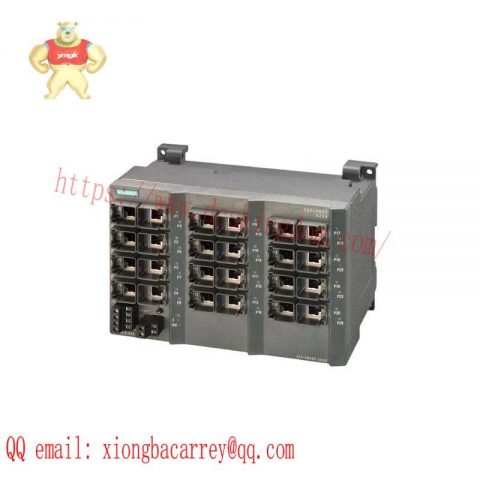 Siemens SCALANCE X224 Industrial Ethernet Switch, 24 Port, Managed, 10/100 Mbps