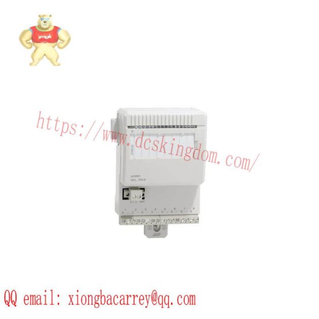 ABB AO801 Analog Output Module, Industrial Control Systems