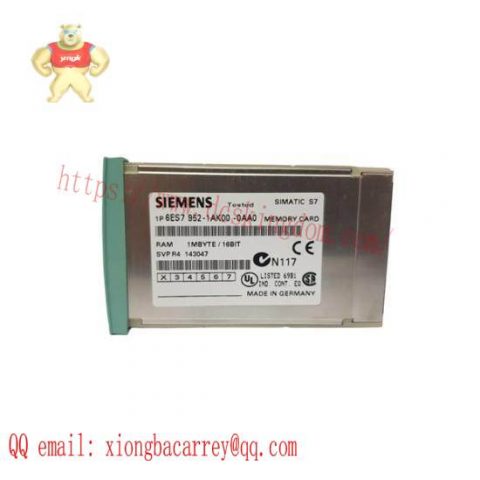 Siemens 6ES7952-1AK00-0AA0 RAM Memory Card for S7-400