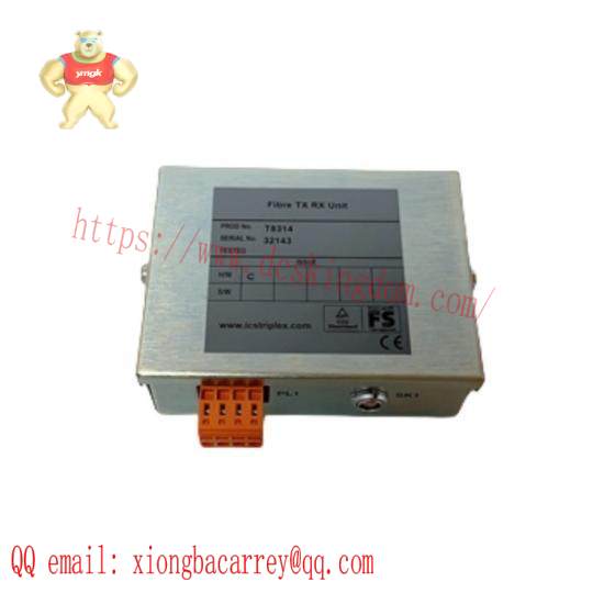 t8314_ics_triplex_trusted_fiber_tx_rx_unit.jpg ICS Triplex T8314 Fiber TX RX Unit - Reliable & High-Speed Data Transfer Solution