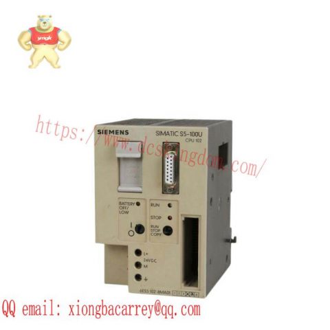 SIEMENS 6ES5102-8MA12 Central Processing Unit: Industrial Control Core Processor
