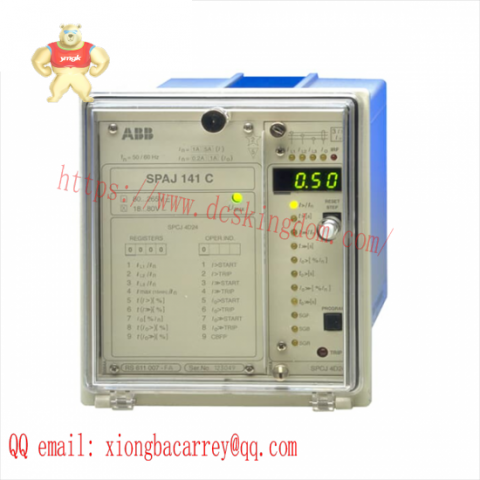 ABB SPAJ 141C RS611007-AA: Advanced Earth Fault Relay for Reliable Power Distribution Systems