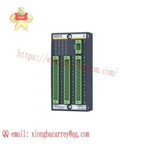 Bachmann DIO 216 - Industrial PLC Module, Digital I/O, Max. 16 Channels