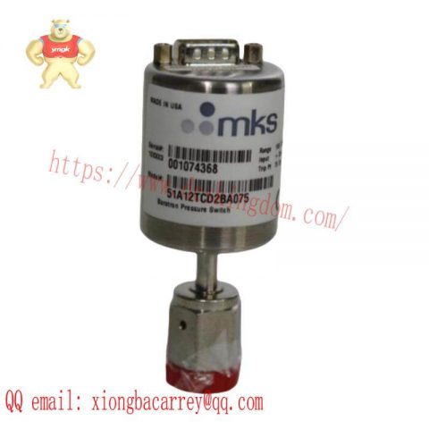 MKS Instruments 51A12TCD2BA075 Pressure Switch, Advanced Control Solutions