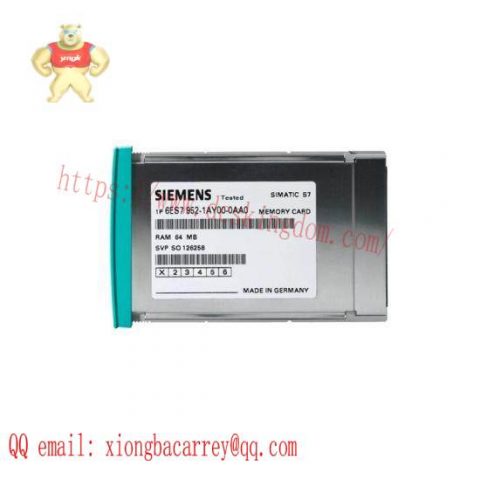 Siemens 6ES7952-0AF00-0AA0 RAM Memory Card: Industrial Control Solutions