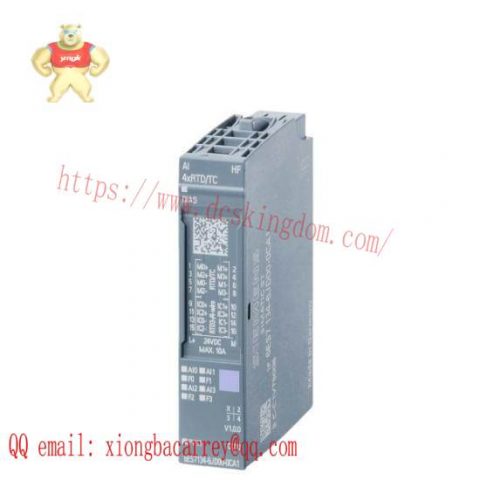 Siemens 6ES7134-6JD00-0CA1 - Analog Input Module, ET 200SP, 4x RTD/TC High Feature