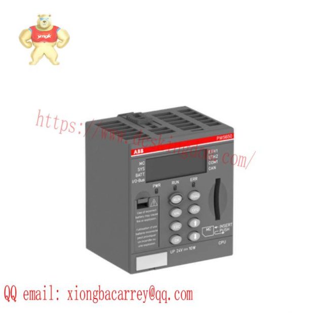 ABB PM5650-2ETH 1SAP141000R0278 Processor Module: Advanced Control for Industrial Applications