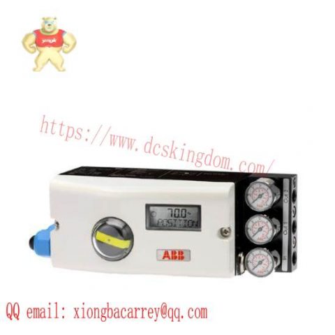 ABB V18345-1020421001: Intelligent Electro-Pneumatic Positioner for Industrial Automation