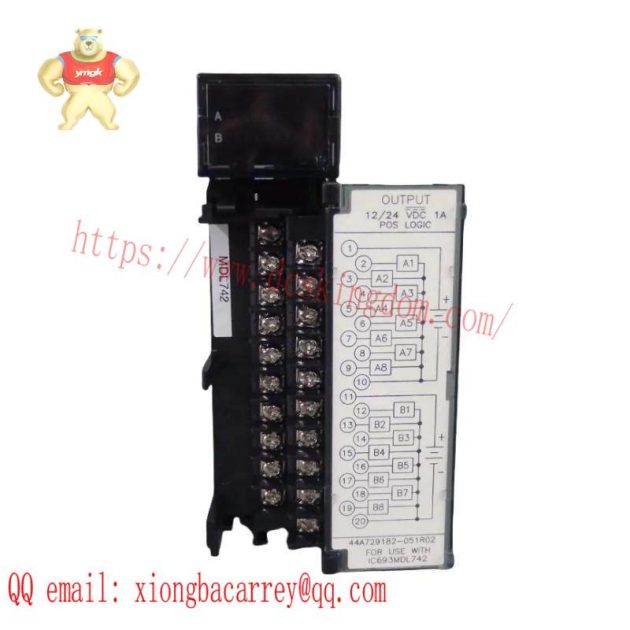 GE IC693MDL742C - Advanced ESCP Output Module, Precision & Reliability for Industrial Automation