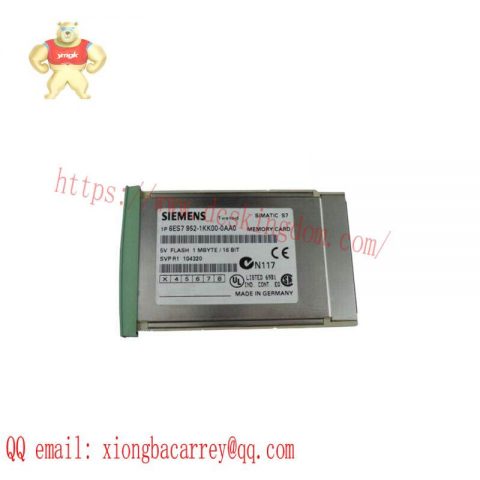 SIEMENS 6ES7952-1KK00-0AA0 Memory Card for Industrial Control Systems
