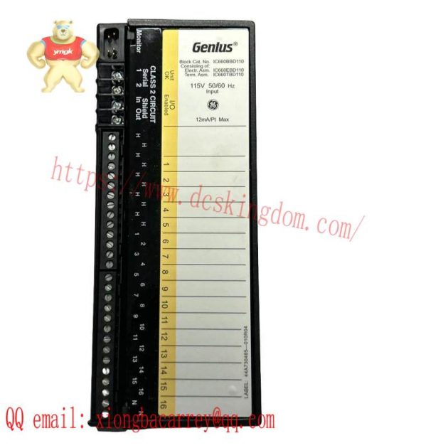 GE Fanuc IC660BBD110 Discrete I/O Module, Reliable Industrial Control Interface