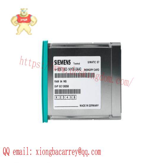 siemens_6es7952-0kh00-0aa0.jpg Siemens 6ES7952-0KH00-0AA0 RAM Memory Card for S7-400 Controllers