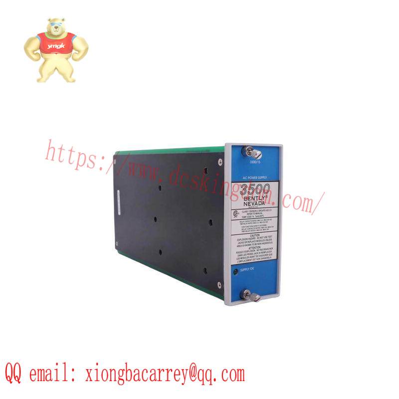 bently_nevada_3500_15_106m1079-01_power_supply_module.jpg Bently Nevada 3500 Series 93-07-01-02-00 Communication Gateway, Industry Leading Industrial Control Module