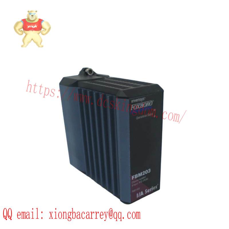fbm203_foxboro_channel_isolated_8_input_rtd_p0914sv.jpg FOXBORO FBM215 Terminal Module P0917XV for Industrial Automation Systems
