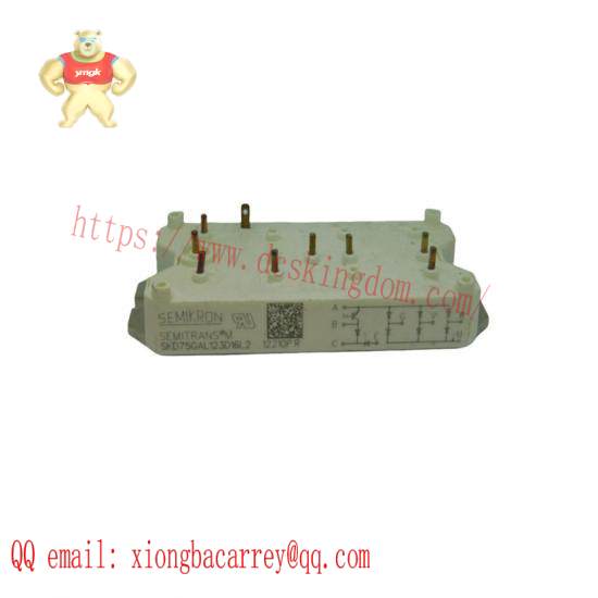 semikron_skd75gal123d16l2_igbt_module.jpg SEMIKRON SKD70DT16 Power Electronics Module, Advanced IGBT Technology