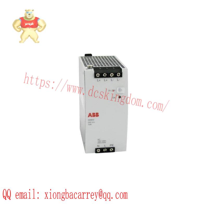 abb_sd833_800xa_series_power_supply.jpeg ABB SD833 800xA Series Power Supply, Advanced Industrial Control Solution