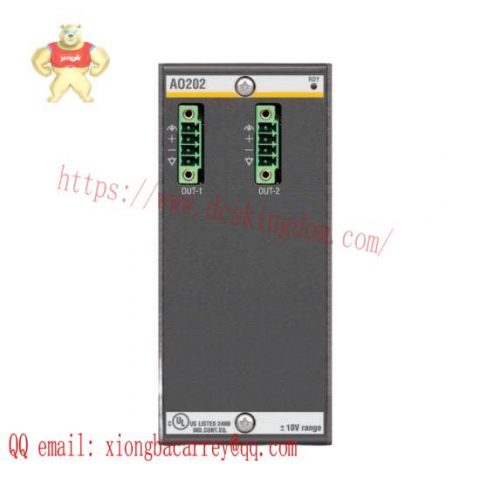 Bachmann AO202 Analog Output Module, High Precision for Industrial Control Systems